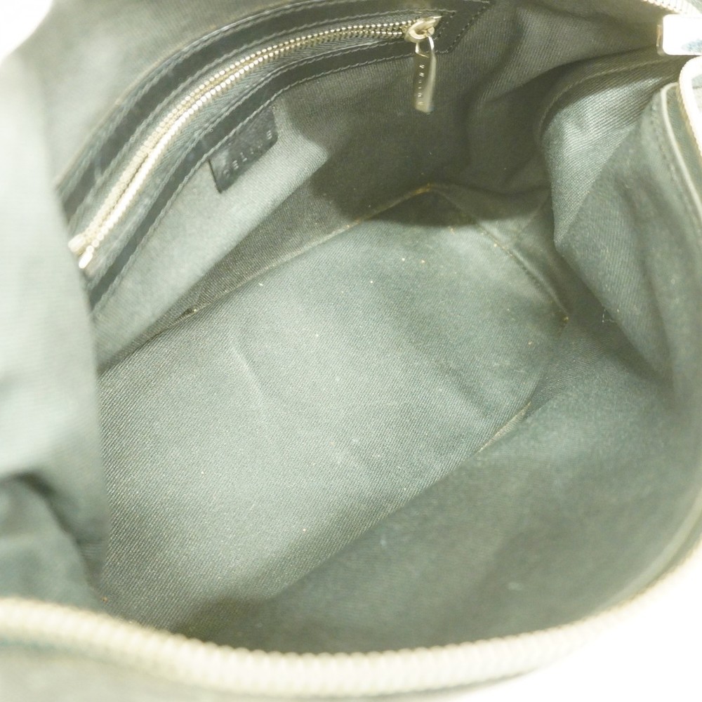 Celine Black Canvas Handbag Macadam C - Picture 4 of 10
